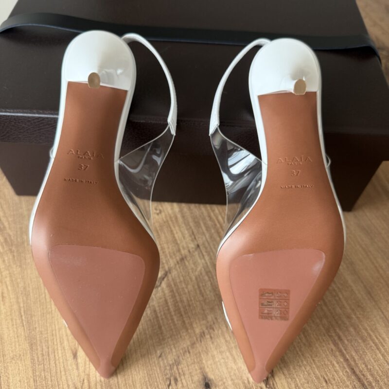 ALAÏA BEYAZ TOPUKLU AYAKKABI LE CŒUR 7