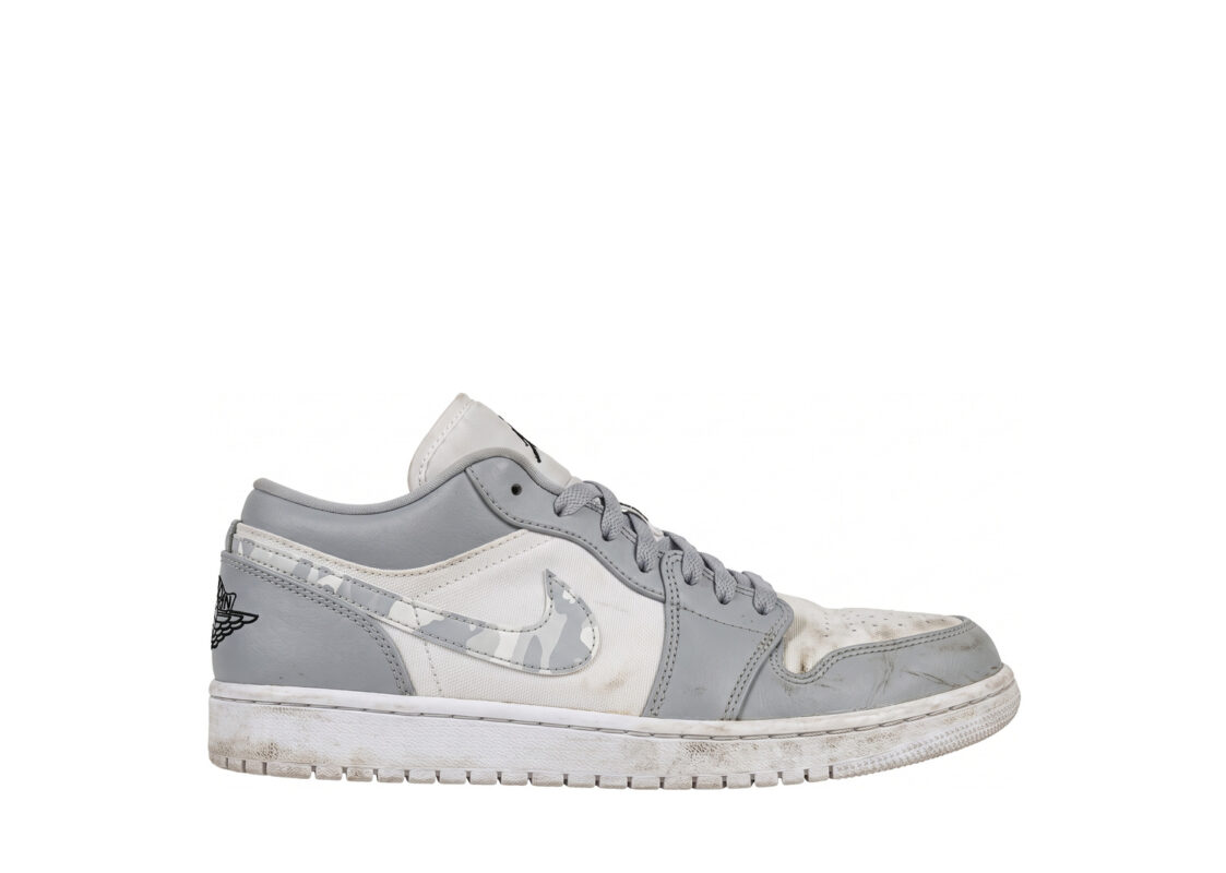nike air jordan low white como