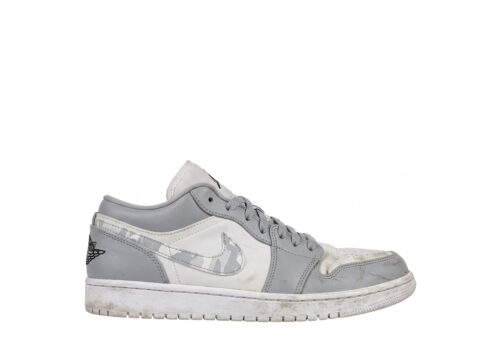 nike air jordan low white como