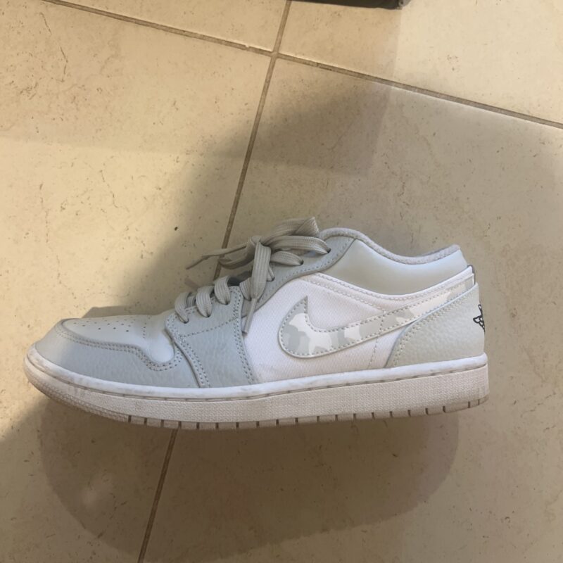 nike air jordan low white como 2