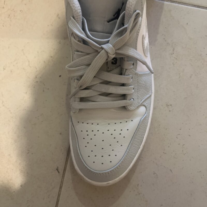 nike air jordan low white como 4
