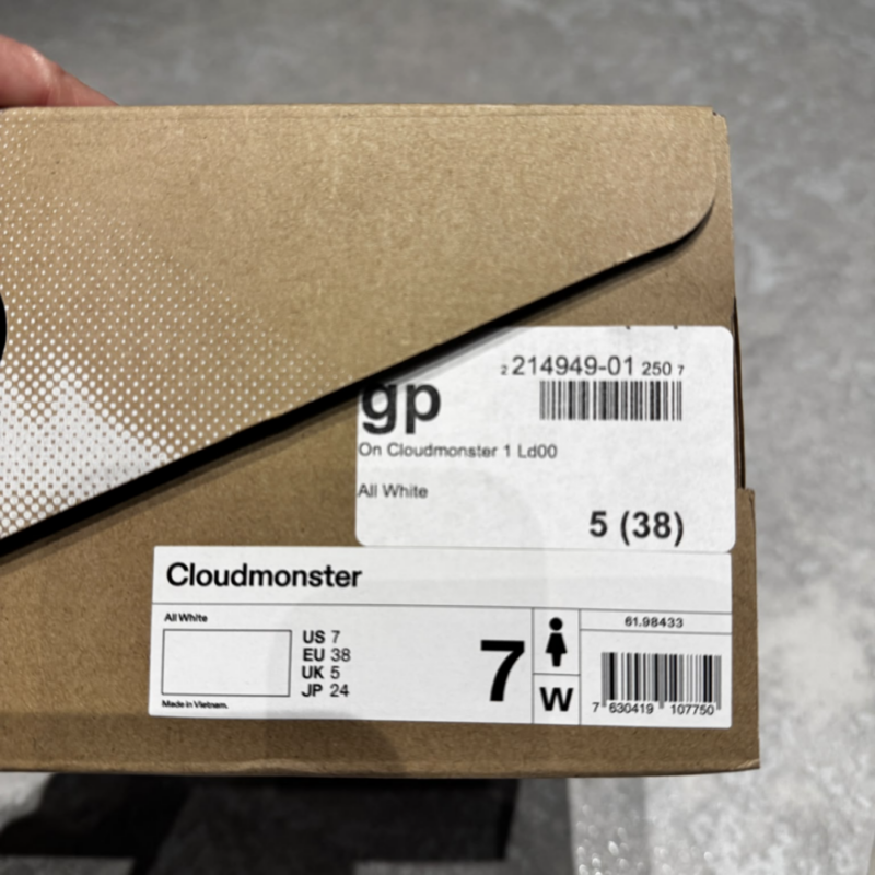 On Running Cloudmonster All White Ayakkabı 9