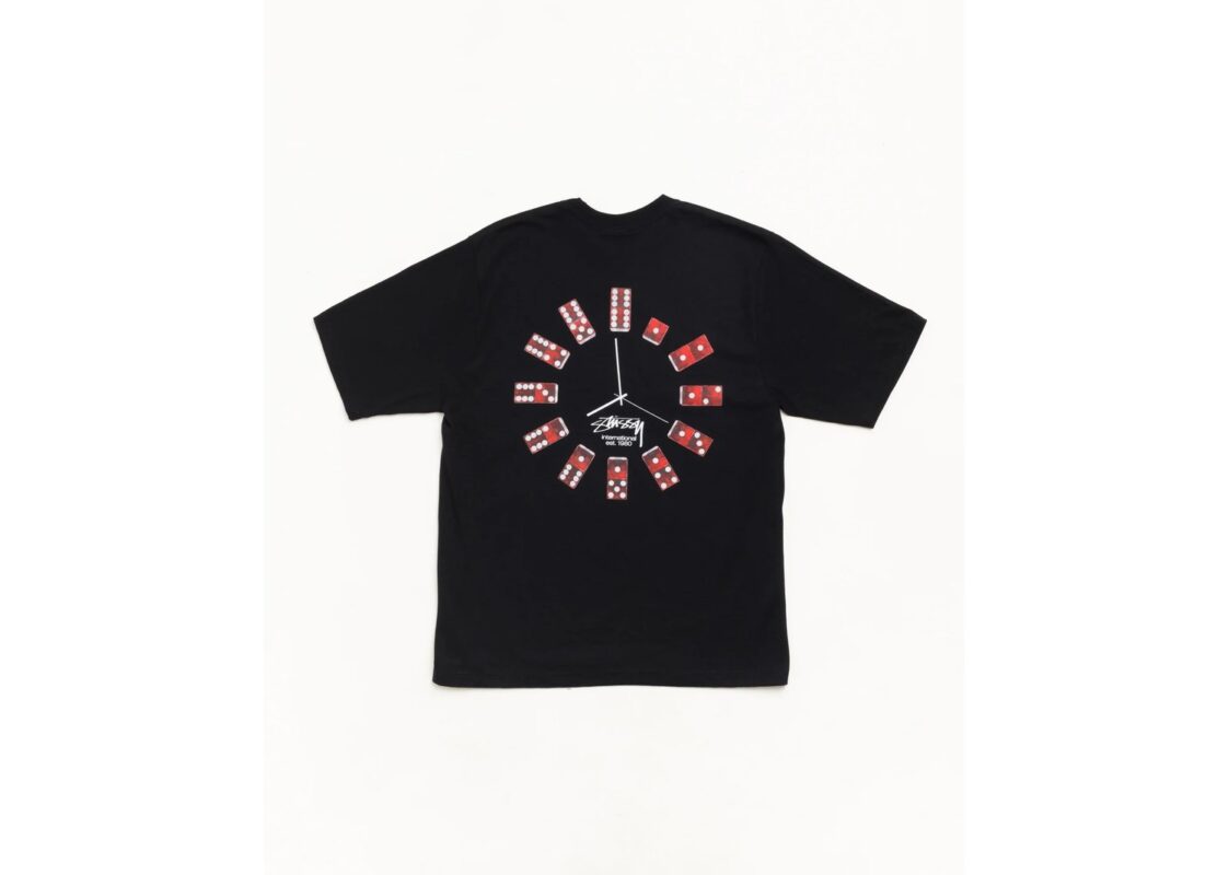 Stussy Dice Clock Tee Black 2