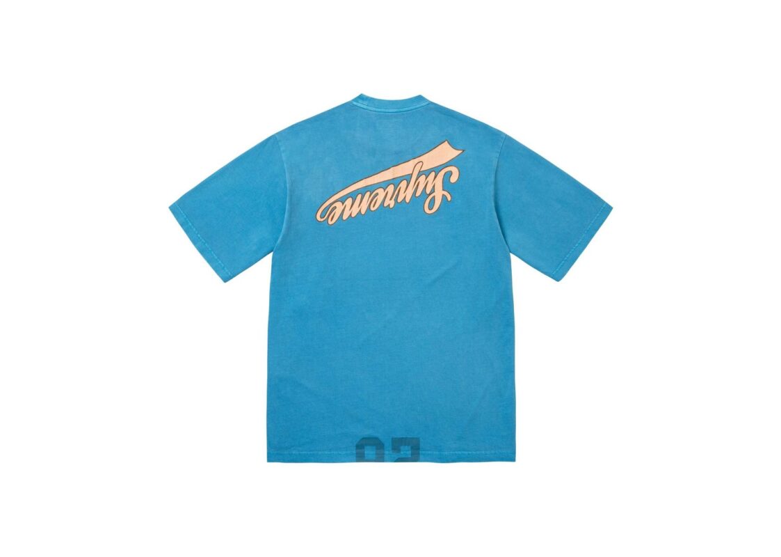 Supreme Cracked Flipped S/S Top Blue 2