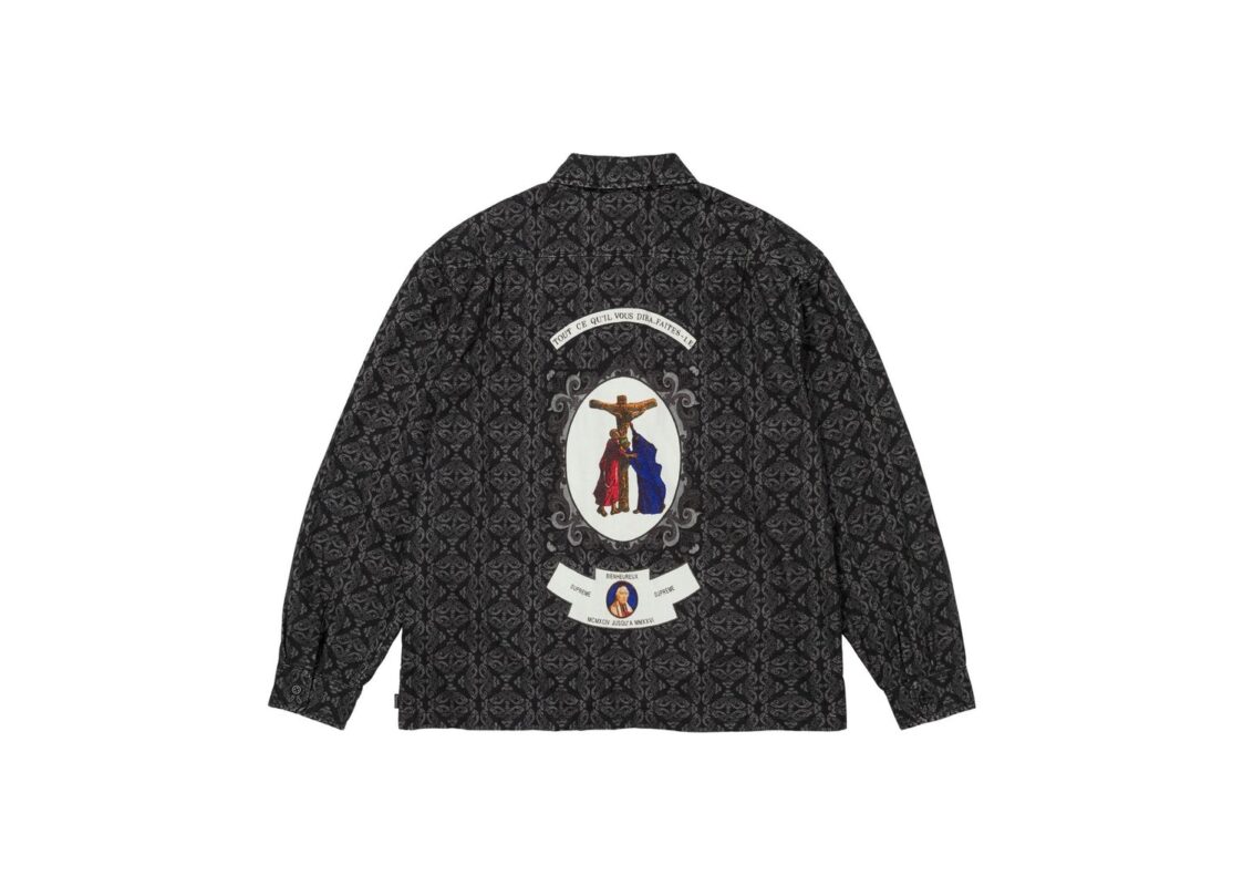 Supreme Devotion Flannel Zip Up Shirt Black 2