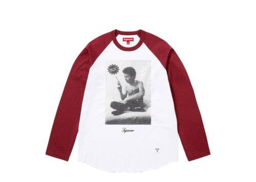 Supreme Larry Clark Sequin Raglan L/S Top Dark Red - Dark Red - 1