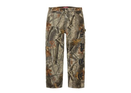 Supreme Leather Applique Double Knee Painter Pant Realtree Hardwoods Camo - Realtree Hardwoods Camo - 1