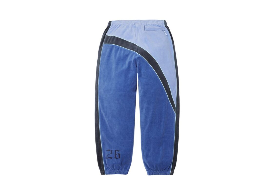 Supreme Umbro Velour Track Pant Blue 2