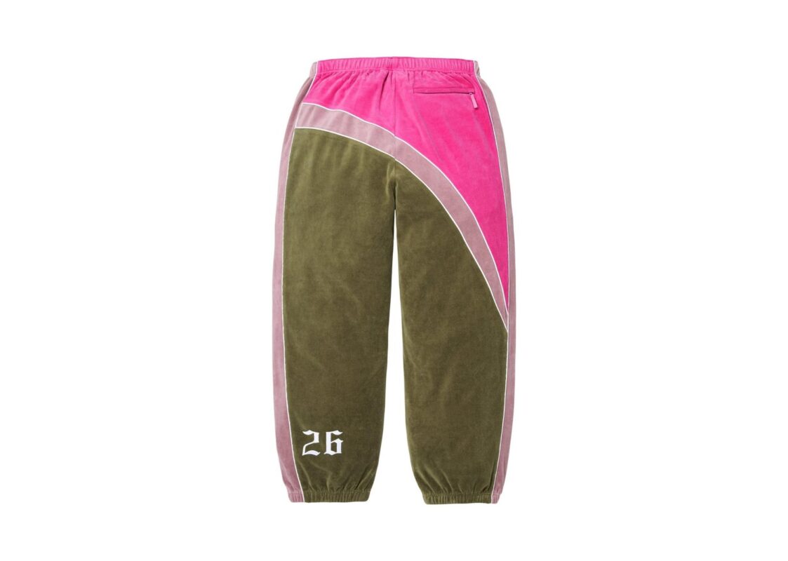 Supreme Umbro Velour Track Pant Olive 2