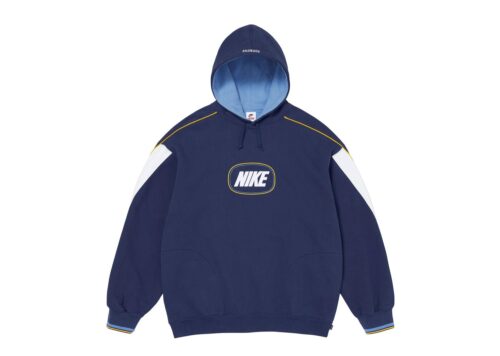 Supreme x Nike Hooded Sweatshirt 'Navy' - Navy - 1