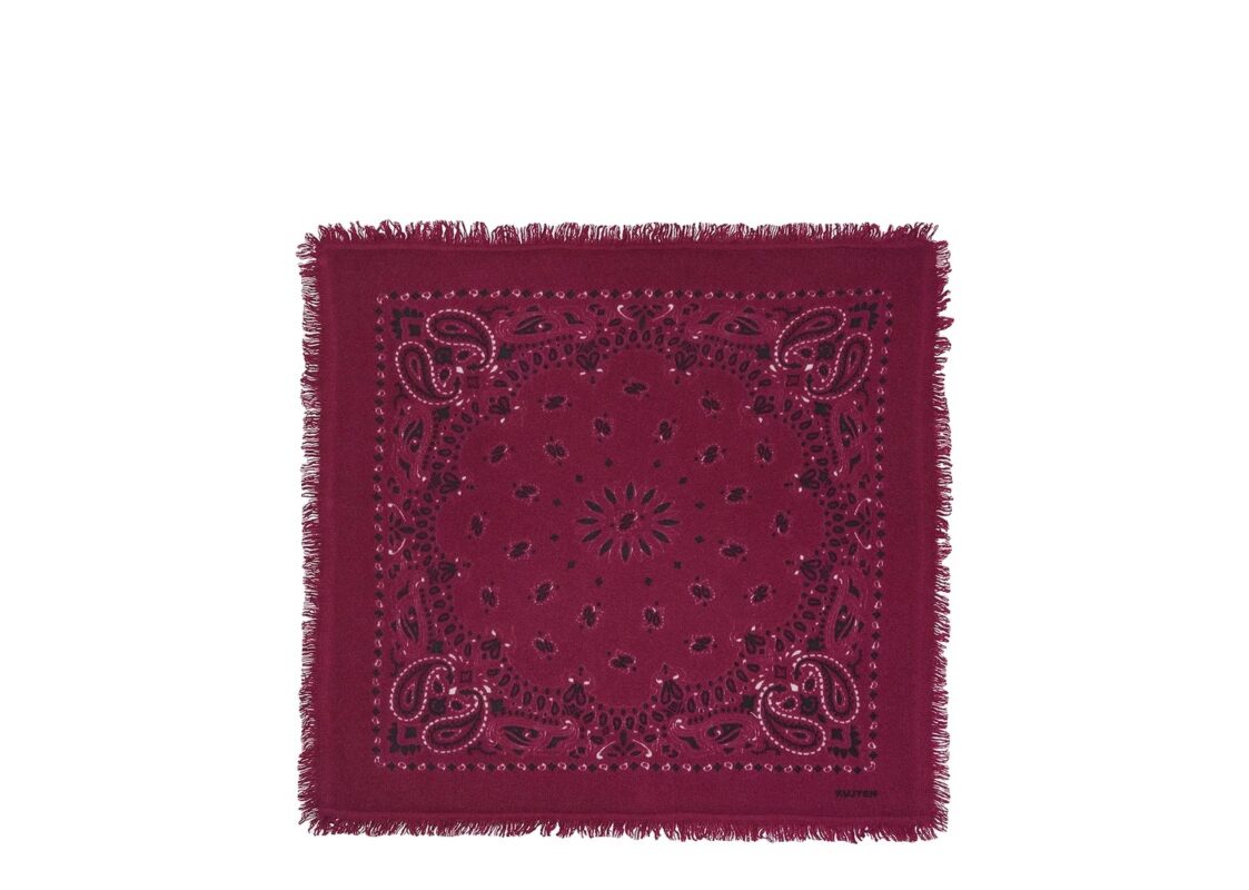Kujten Small Bandana Hachi Bico Marl Wine Red