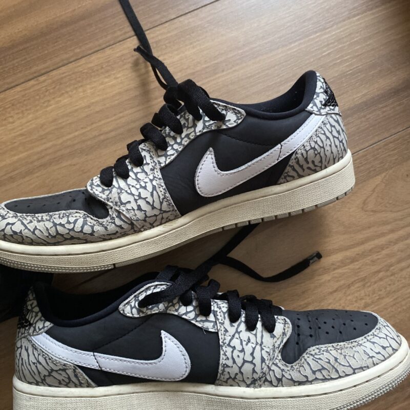 Air Jordan 1 Retro Low OG Black Cement 3