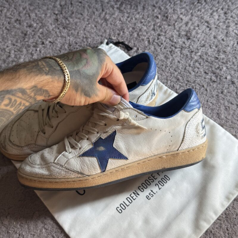 Golden Goose Ball-Star White Blue 3