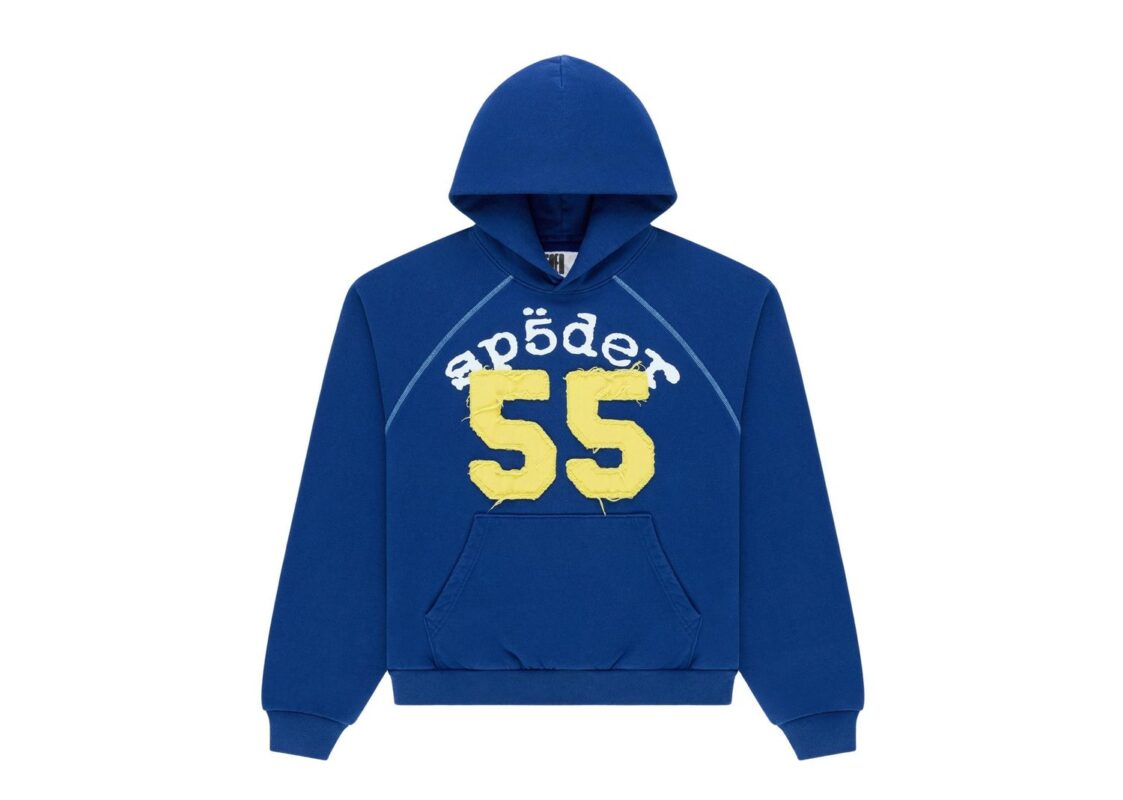 Sp5der 55 University Hoodie ‘Navy Blue’