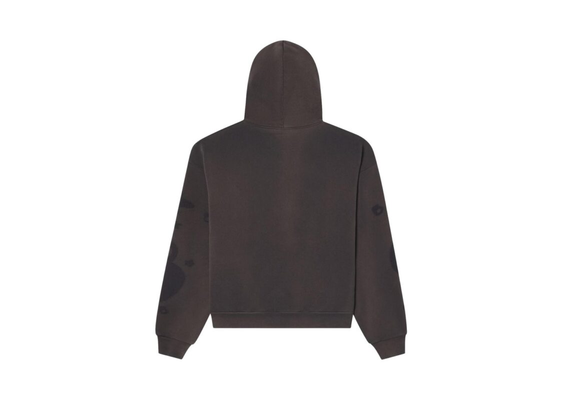 Sp5der Applique Beluga Hoodie ‘Granite’ 2