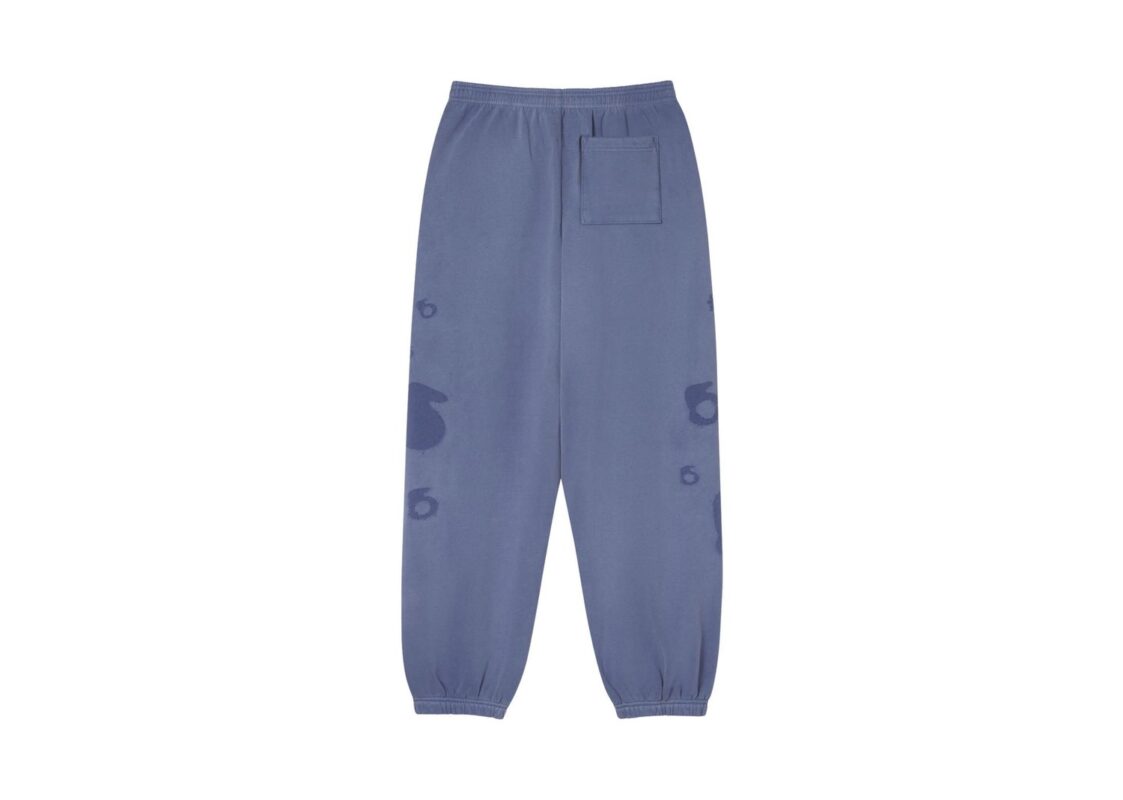 Sp5der Applique Beluga Sweatpant ‘Steel Blue’ 2