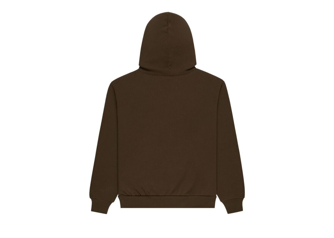 Sp5der Og Web Rhinestone Hoodie ‘Brown’ 2