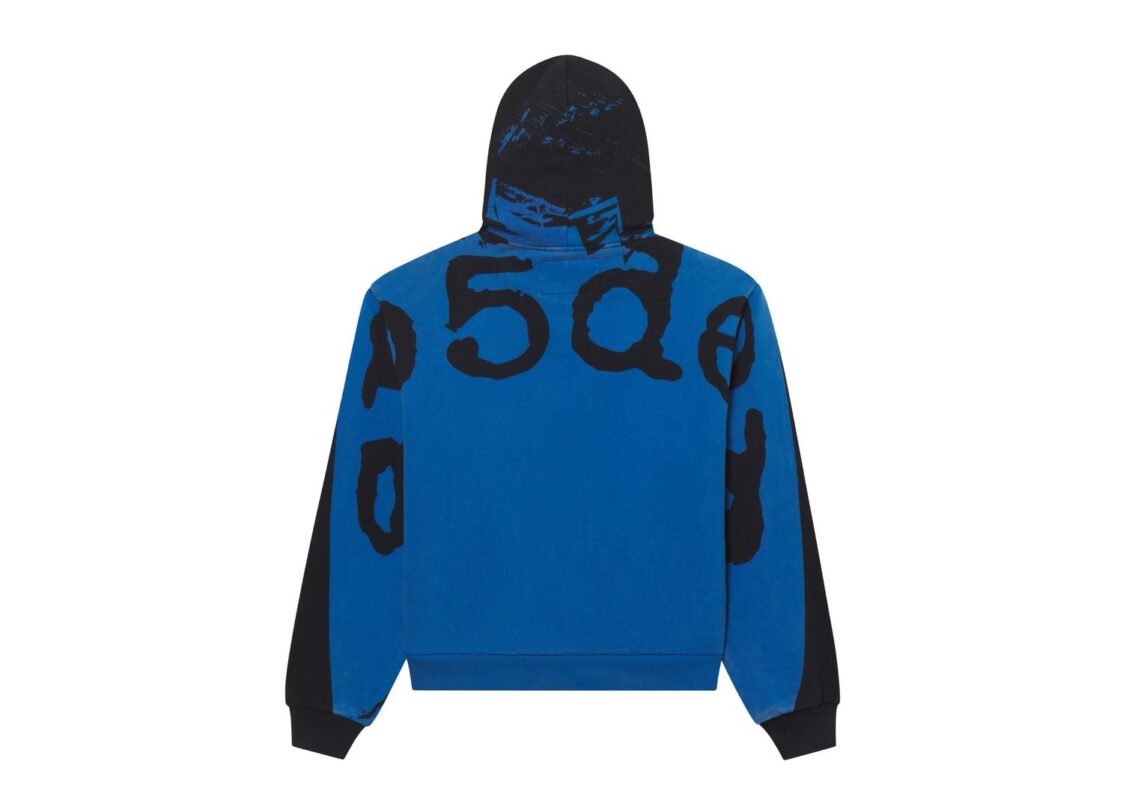 Sp5der Overprint Zip Hoodie ‘Onyx’
