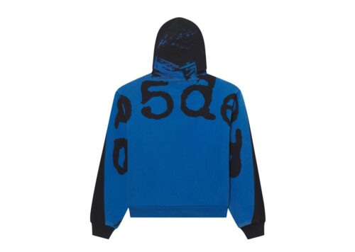 Sp5der Overprint Zip Hoodie 'Onyx' - Onyx - 1