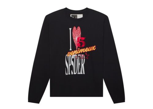 Sp5der Souvenir V2 Long-Sleeve 'Onyx' - Onyx - 1