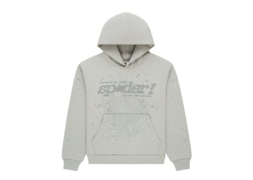 Sp5der Tonal Punk V2 Hoodie 'Sport Grey' - Sport Grey - 1