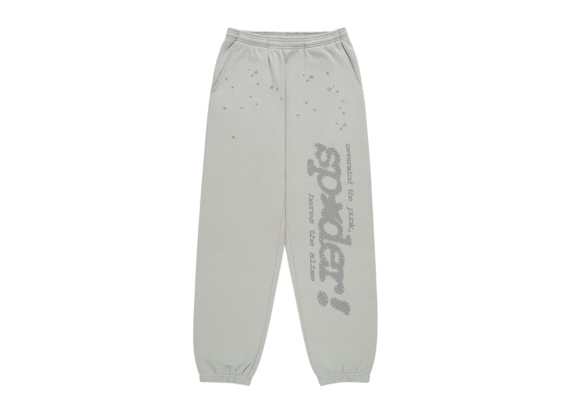 Sp5der Tonal Punk V2 Sweatpant ‘Sport Grey’