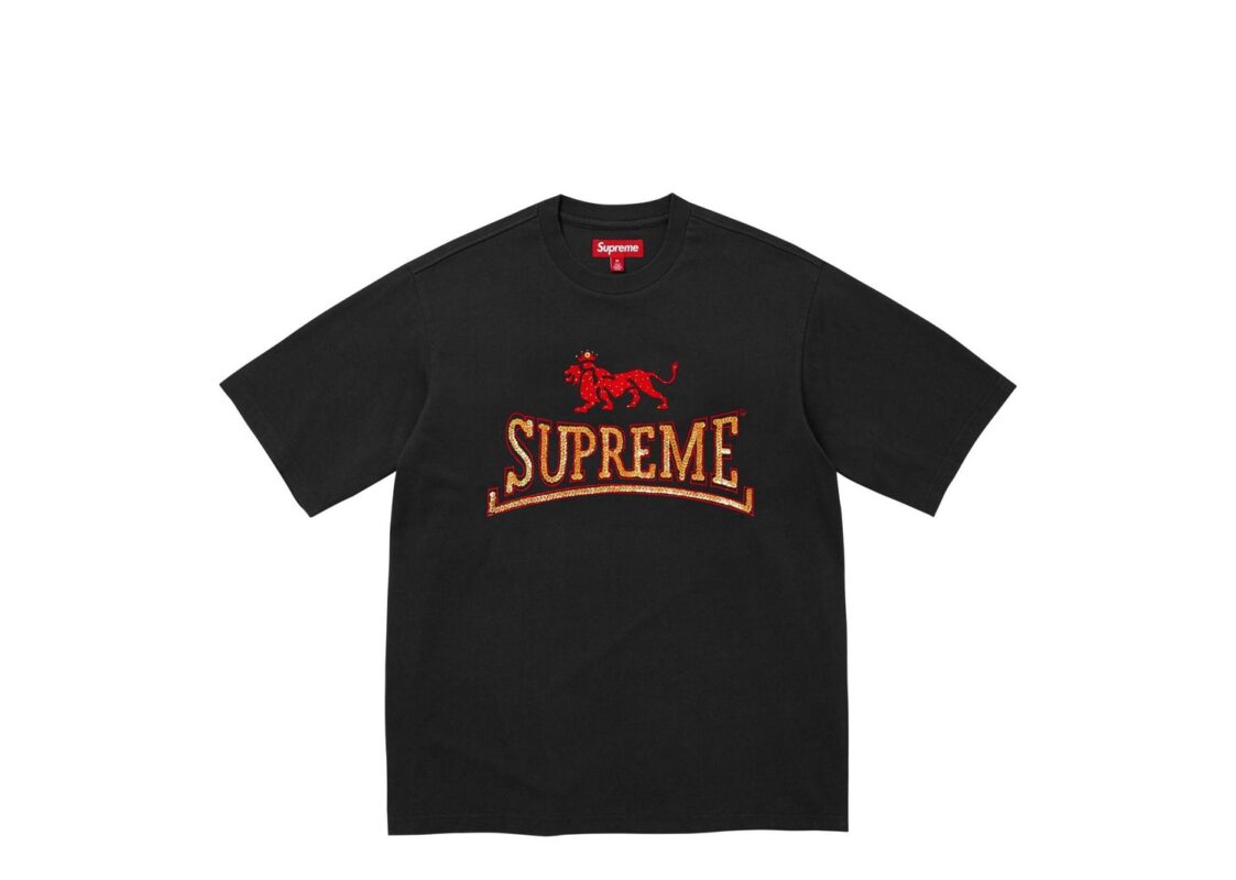 Supreme Milan Sequin Short-Sleeve Top ‘Black’