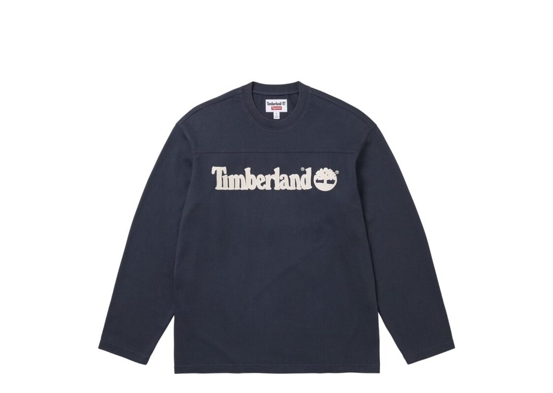 Supreme Timberland L/S Football Top Navy