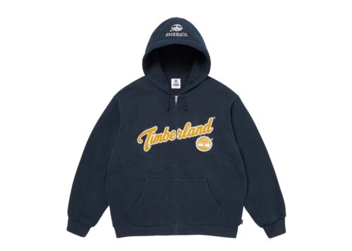 Supreme Timberland Thermal Lined Zip Up Hooded Sweatshirt Navy - Navy - 1