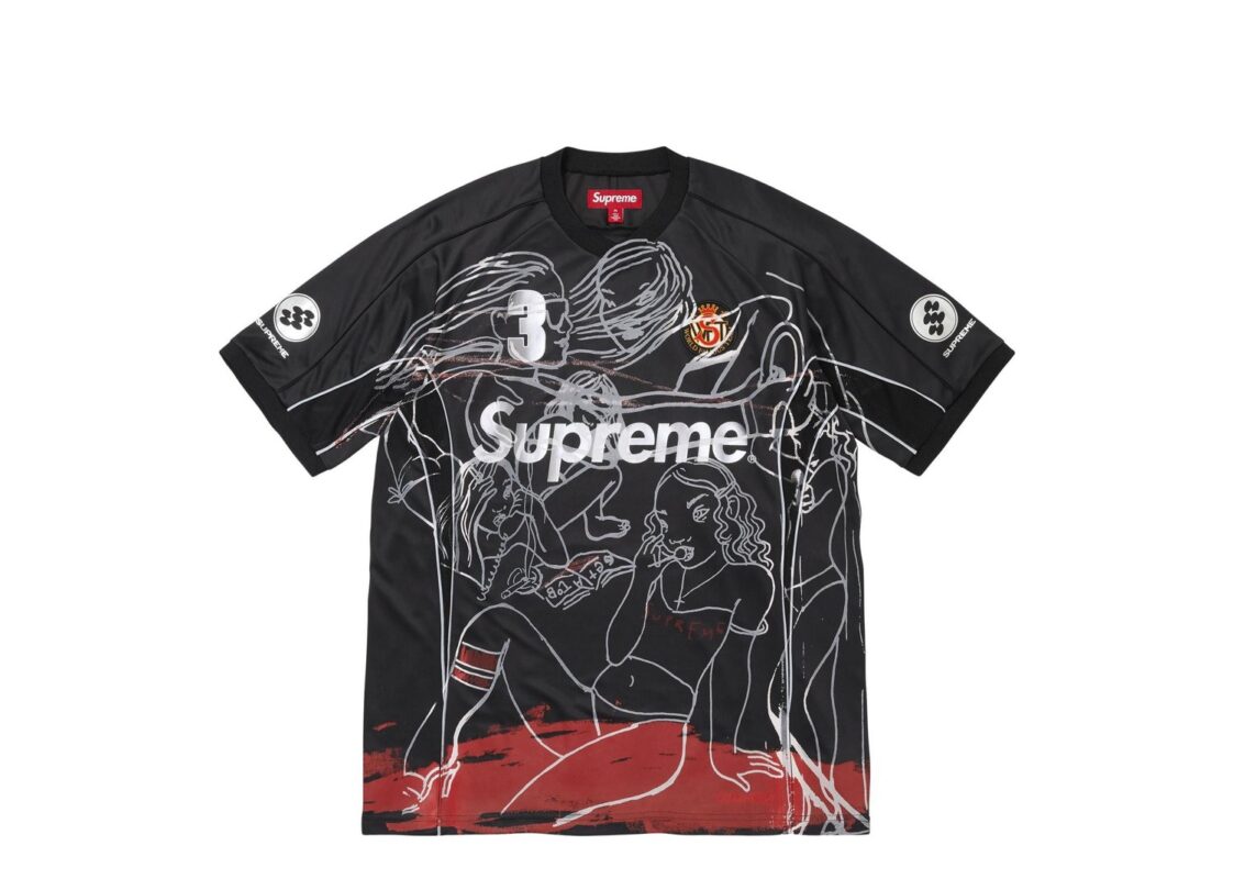 Supreme x Rita Ackermann Jersey ‘Black’