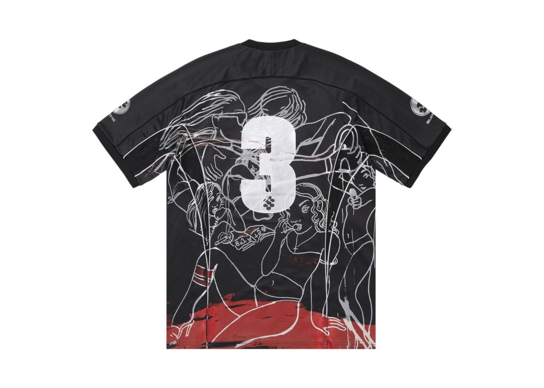 Supreme x Rita Ackermann Jersey ‘Black’ 2