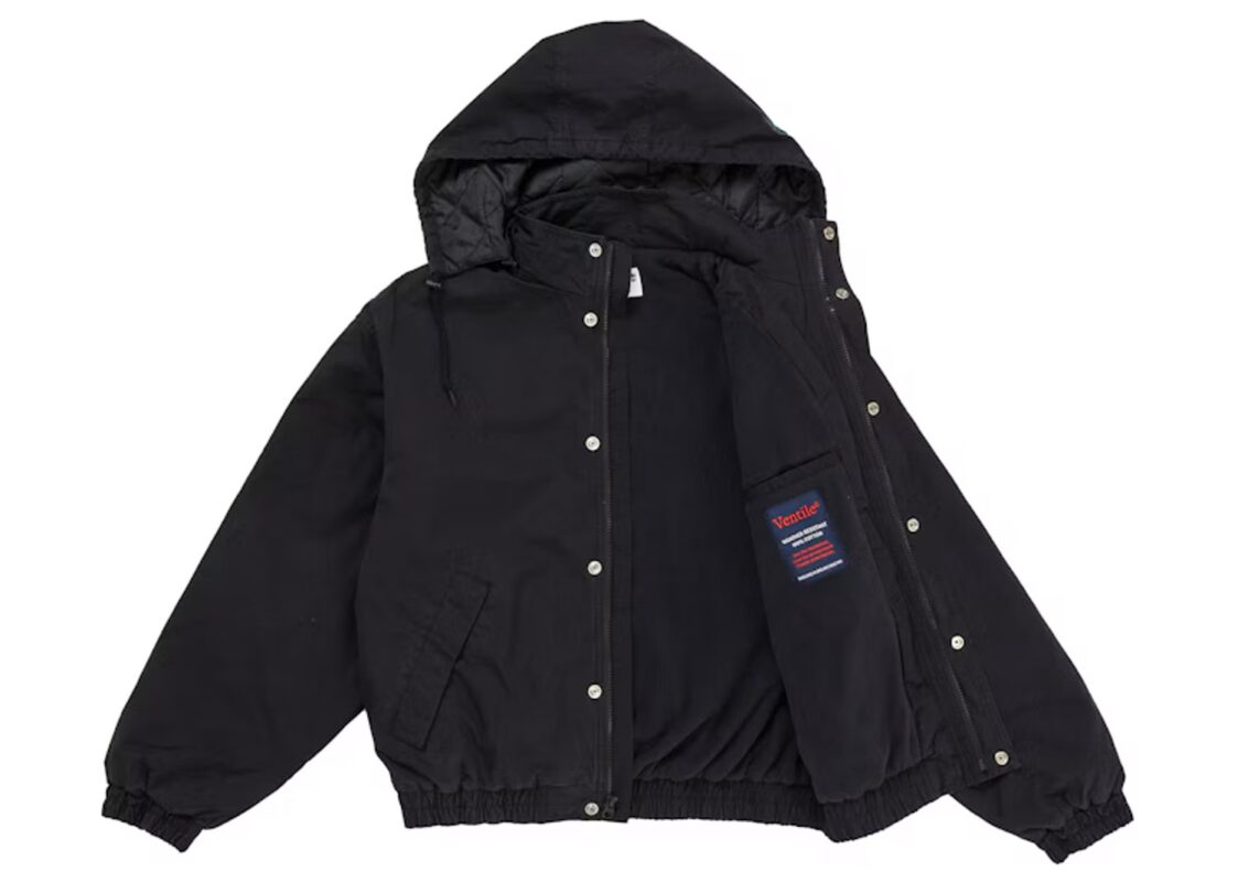 Supreme x Timberland Ventile Utility Jacket ‘Black’ 3