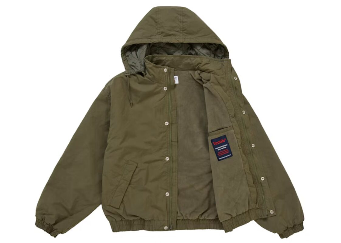 Supreme x Timberland Ventile Utility Jacket ‘Olive’ 3