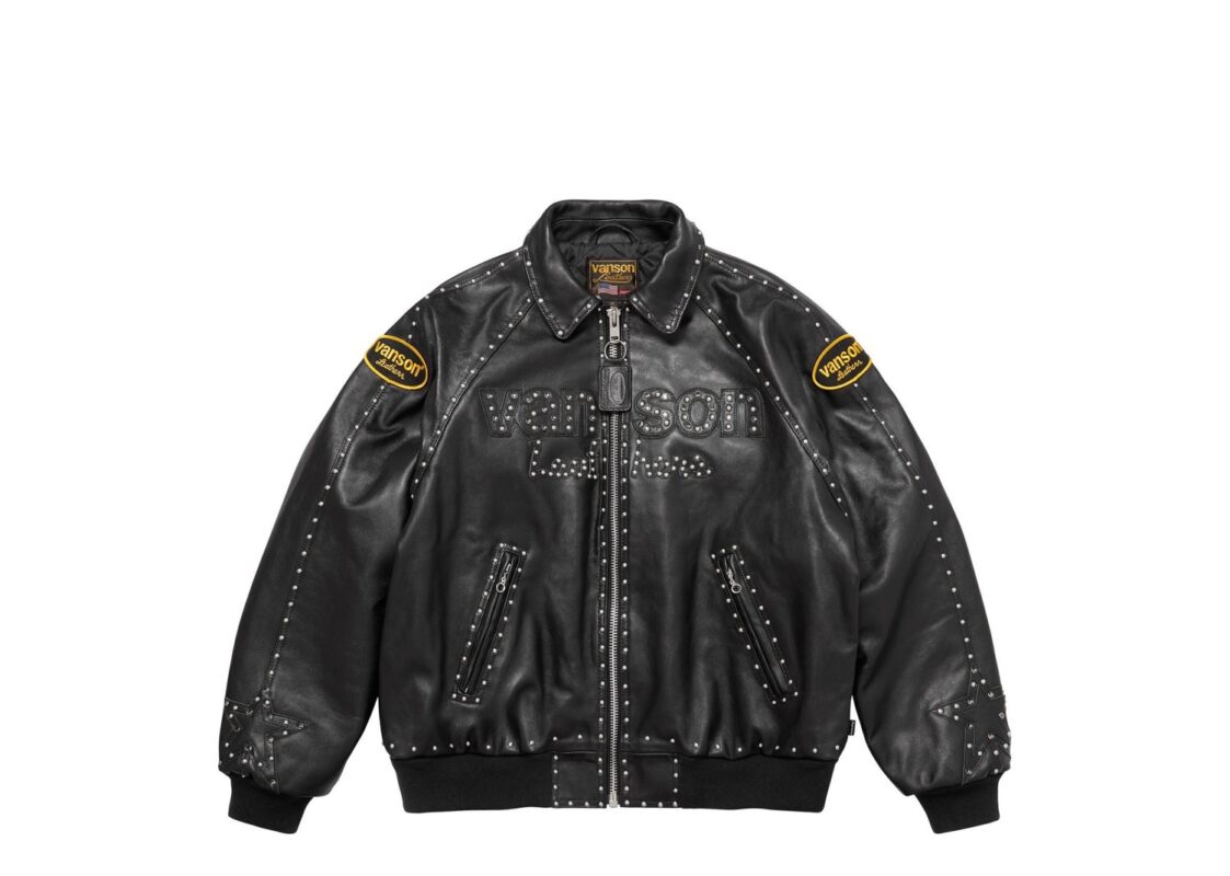Supreme x Vanson Leathers x B.B. Simon Jacket ‘Black’
