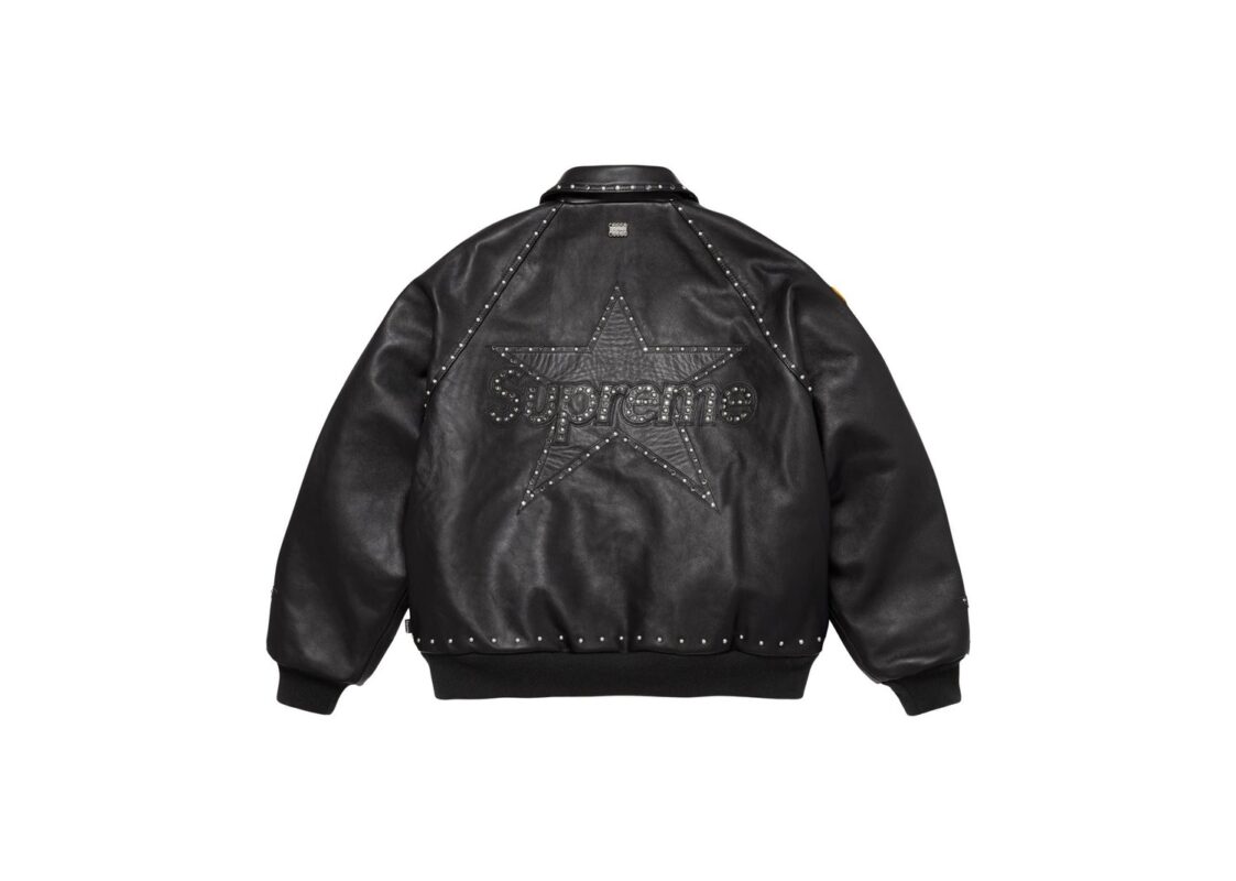 Supreme x Vanson Leathers x B.B. Simon Jacket ‘Black’ 2
