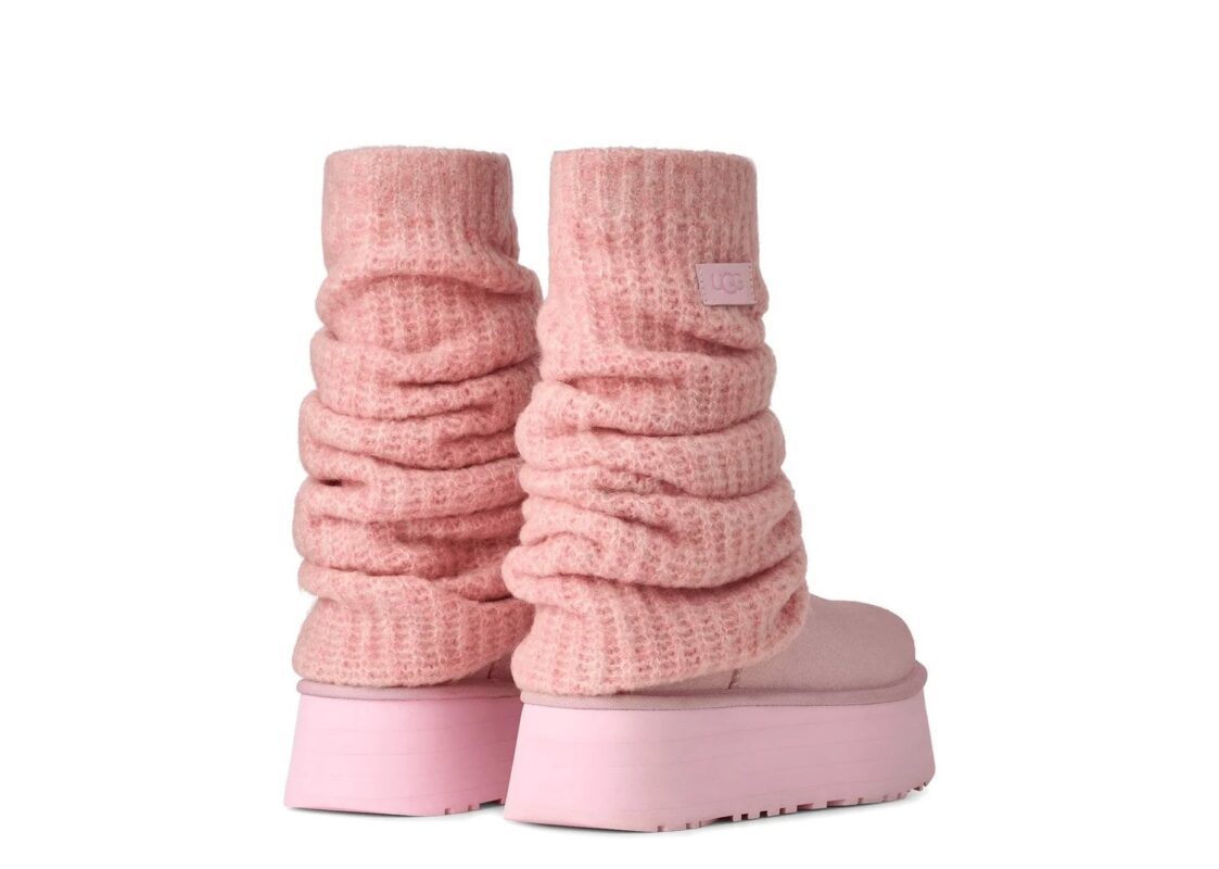 UGG Classic Mini Dipper Legwarmer Boot Ribbon Candy (W) 3