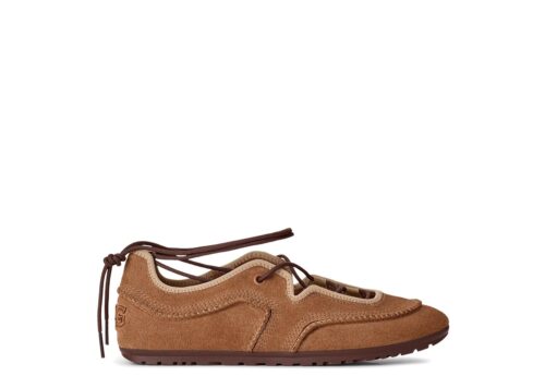 UGG Quill Ballet Sneaker Chestnut Sand (W) - Beige, Brown - 1