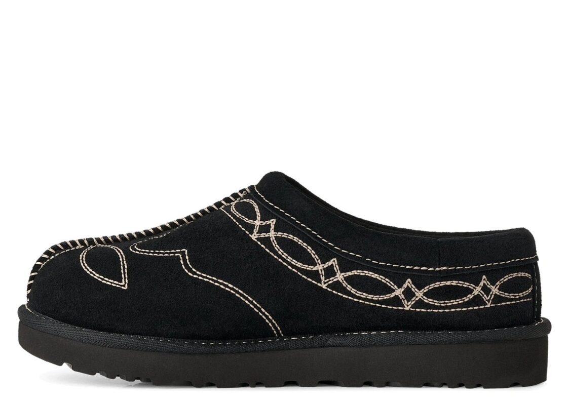 UGG Tasman Western Slipper Black (W) 2