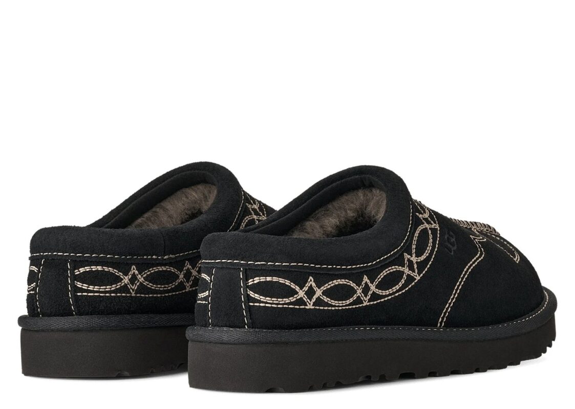 UGG Tasman Western Slipper Black (W) 3