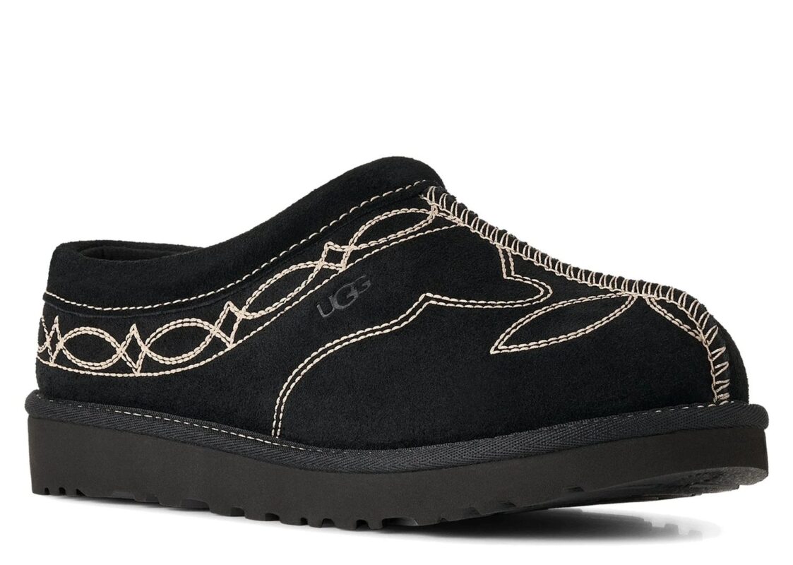 UGG Tasman Western Slipper Black (W) 5