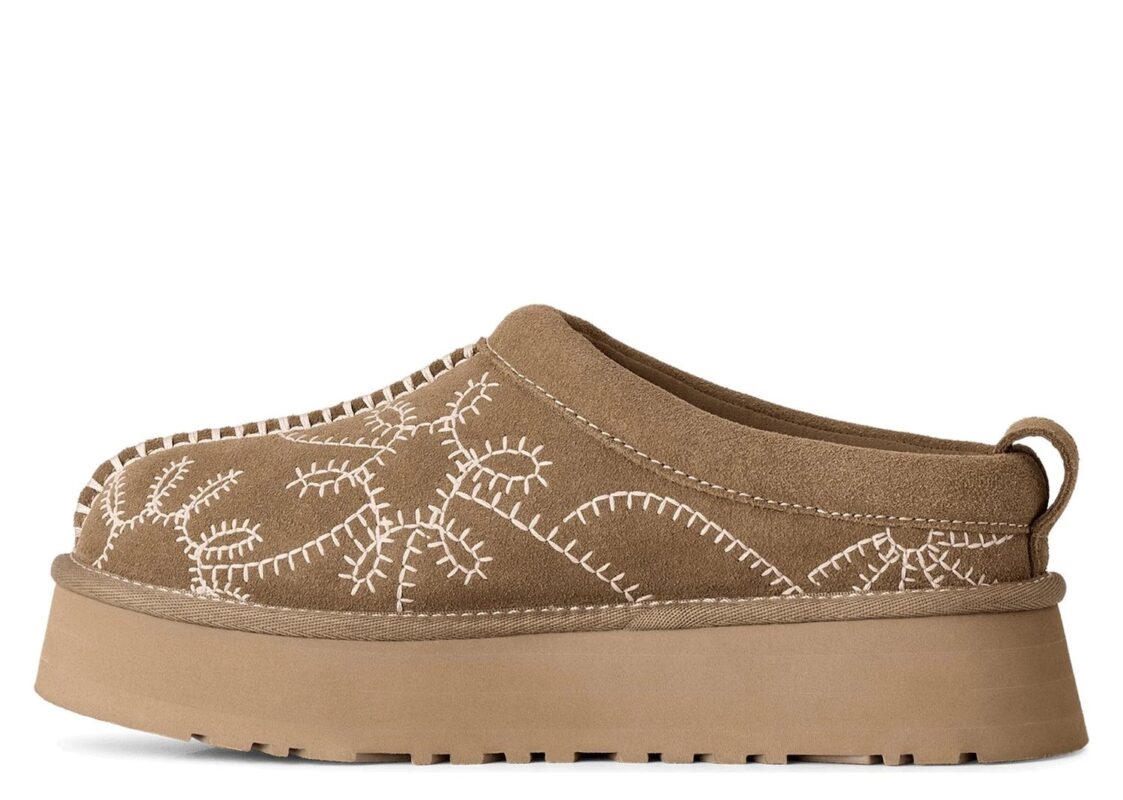 UGG Tazz Botanic Slipper Light Bronze (W) 2
