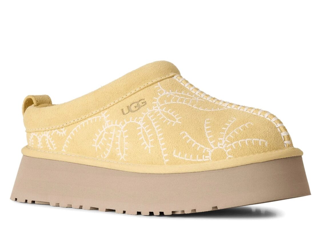 UGG Tazz Botanic Slipper Muted Mustard (W) 5
