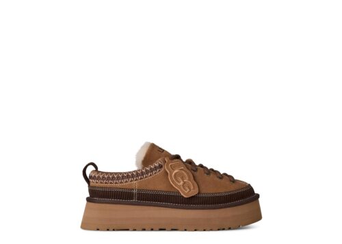 UGG Women's Heritage Lace-up Slipper Chestnut - - 1